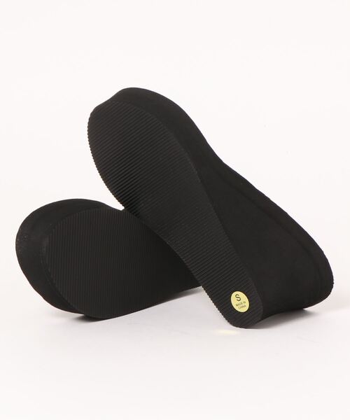 San-ai Resort 三愛水着楽園（サンアイリゾート　サンアイミズギラクエン）の「シンプル厚底ビーチサンダル【San-ai Resort（サンアイリゾート）】（サンダル・レディース・ホワイト/ブラック/グレー系その他・SMALL/LARGE/MEDIUM）」の5枚目の写真