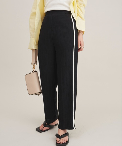 Aunt Marie's（アントマリーズ）の「リネンライクラインパンツ（その他パンツ・レディース・ブラック/ネイビー・FREE）」の12枚目の写真