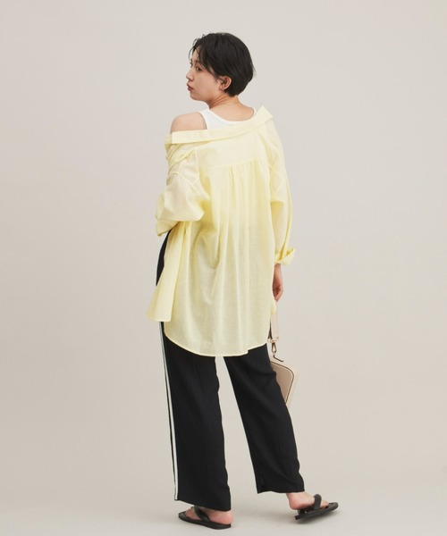 Aunt Marie's（アントマリーズ）の「リネンライクラインパンツ（その他パンツ・レディース・ブラック/ネイビー・FREE）」の17枚目の写真