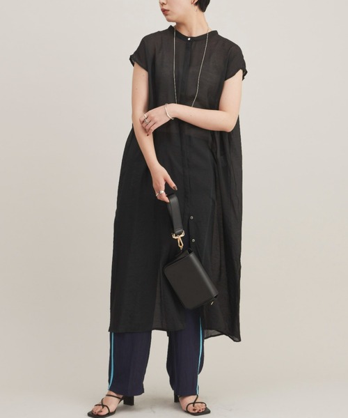 Aunt Marie's（アントマリーズ）の「リネンライクラインパンツ（その他パンツ・レディース・ブラック/ネイビー・FREE）」の13枚目の写真