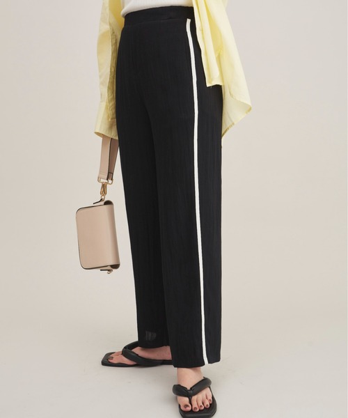 Aunt Marie's（アントマリーズ）の「リネンライクラインパンツ（その他パンツ・レディース・ブラック/ネイビー・FREE）」の16枚目の写真