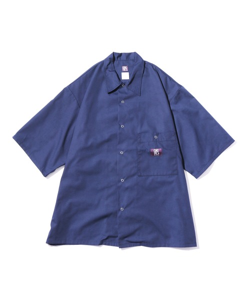 GUNG HO(ガンホー)の「GUNG HO/ガンホー SNAP WORKERS SHIRTS 半袖ワークシャツ(シャツ/ブラウス・メンズ・チャコールグレー/ブラック/オレンジ/ネイビー/ホワイト/ベージュ・M/L)」の5枚目の写真