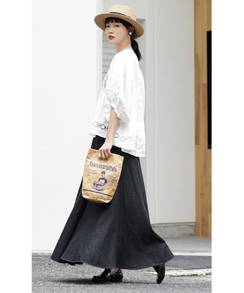 zootie（ズーティー）の「レース切替 バルーンスリーブ リネンブラウス（シャツ/ブラウス・レディース・オフホワイト・M）」の8枚目の写真