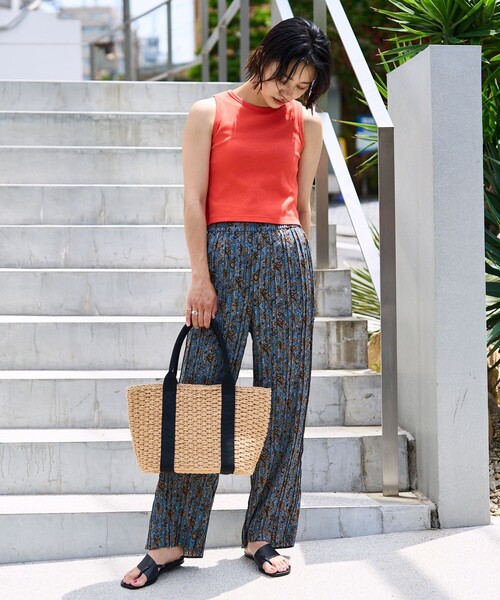 FREAK'S STORE（フリークスストア）の「ペイズリープリーツパンツ（その他パンツ・レディース・ブルー/ブラック/ブラウン・ﾌﾘ-）」の5枚目の写真