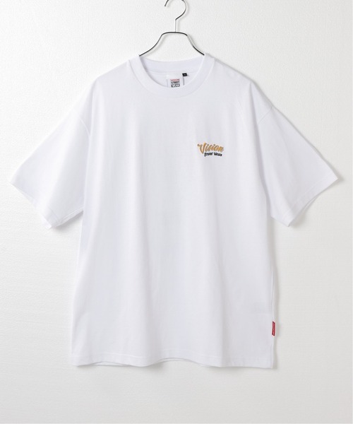 VISION STREET WEAR(ヴィジョンストリートウェア)の「【VISION / ビジョン】別注 POOLSIDE House S/S TEE(Tシャツ/カットソー・メンズ・ブラック/ホワイト/イエロー・MEDIUM/LARGE)」の2枚目の写真