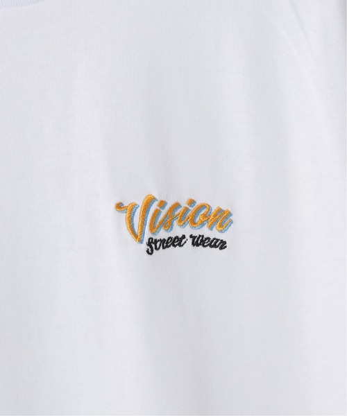 VISION STREET WEAR(ヴィジョンストリートウェア)の「【VISION / ビジョン】別注 POOLSIDE House S/S TEE(Tシャツ/カットソー・メンズ・ブラック/ホワイト/イエロー・MEDIUM/LARGE)」の17枚目の写真