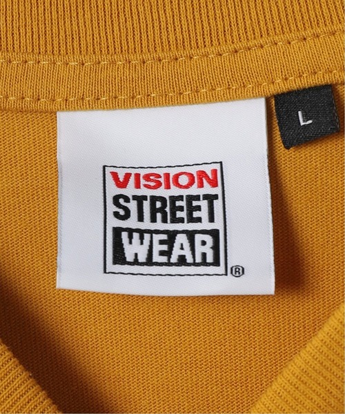 VISION STREET WEAR(ヴィジョンストリートウェア)の「【VISION / ビジョン】別注 POOLSIDE House S/S TEE(Tシャツ/カットソー・メンズ・ブラック/ホワイト/イエロー・MEDIUM/LARGE)」の10枚目の写真