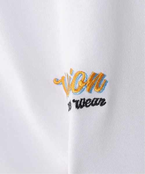 VISION STREET WEAR(ヴィジョンストリートウェア)の「【VISION / ビジョン】別注 POOLSIDE House S/S TEE(Tシャツ/カットソー・メンズ・ブラック/ホワイト/イエロー・MEDIUM/LARGE)」の6枚目の写真