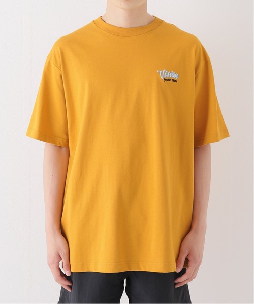 VISION STREET WEAR(ヴィジョンストリートウェア)の「【VISION / ビジョン】別注 POOLSIDE House S/S TEE(Tシャツ/カットソー・メンズ・ブラック/ホワイト/イエロー・MEDIUM/LARGE)」の8枚目の写真
