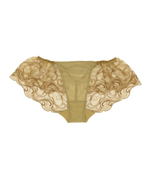 Chut！ INTIMATES（シュットインティメイツ）の「シアーライトブラ フレアショーツ (C261)（ショーツ・レディース・ダークグレー/ミント/パープル/ダークブラウン/オレンジ系その他/イエロー・M/L）」の5枚目の写真