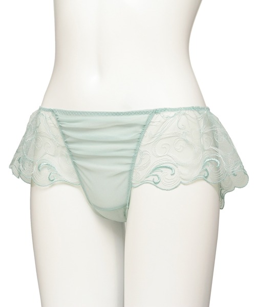 Chut！ INTIMATES（シュットインティメイツ）の「シアーライトブラ フレアショーツ (C261)（ショーツ・レディース・ダークグレー/ミント/パープル/ダークブラウン/オレンジ系その他/イエロー・M/L）」の10枚目の写真