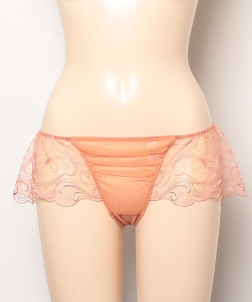 Chut！ INTIMATES（シュットインティメイツ）の「シアーライトブラ フレアショーツ (C261)（ショーツ・レディース・ダークグレー/ミント/パープル/ダークブラウン/オレンジ系その他/イエロー・M/L）」の14枚目の写真