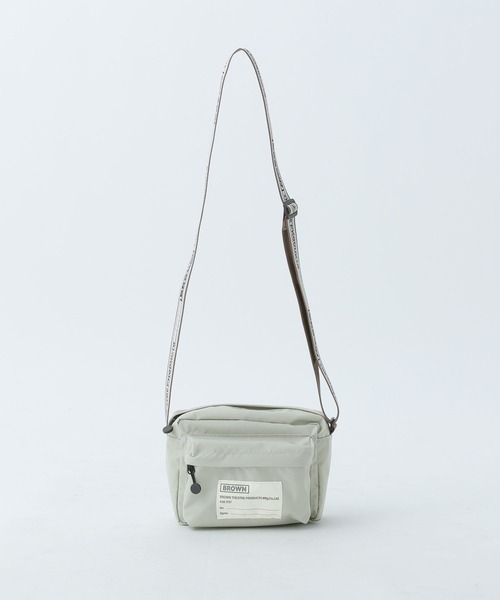 THEATRE PRODUCTS（シアタープロダクツ）の「【THEATRE PRODUCTS】別注ナイロン/ミニショルダーバッグ（ショルダーバッグ・メンズ・ブラック/グレー/パープル・FREE）」の4枚目の写真