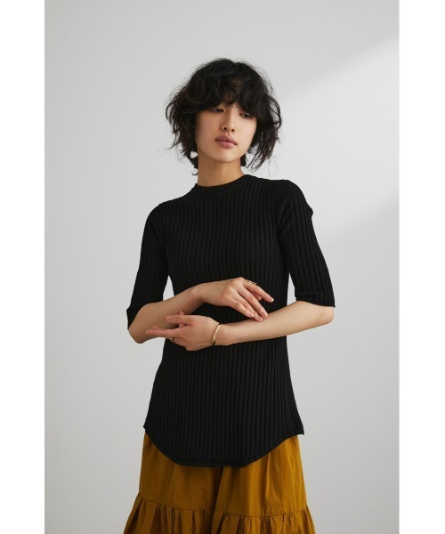 STYLEMIXER(スタイルミキサー)の「バックラウンドカッティングニット(ニット/セーター・レディース・ホワイト/ブラック/オレンジ・FREE)」の10枚目の写真