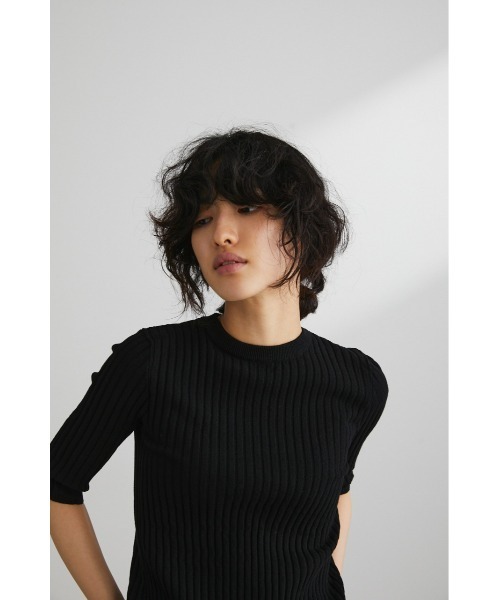 STYLEMIXER(スタイルミキサー)の「バックラウンドカッティングニット(ニット/セーター・レディース・ホワイト/ブラック/オレンジ・FREE)」の12枚目の写真