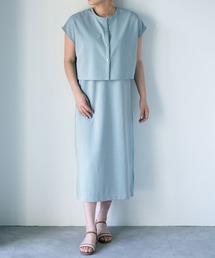 NANO universe | LB.04/カットカーディガン＆ワンピースセット(ワンピース)