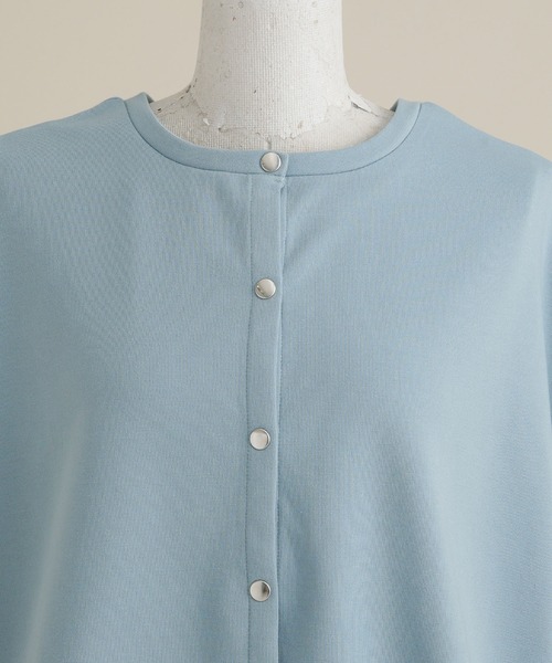 NANO universe(ナノユニバース)の「LB.04/カットカーディガン&ワンピースセット(ワンピース・レディース・ブルー/キャメル/チャコール・FREE)」の17枚目の写真