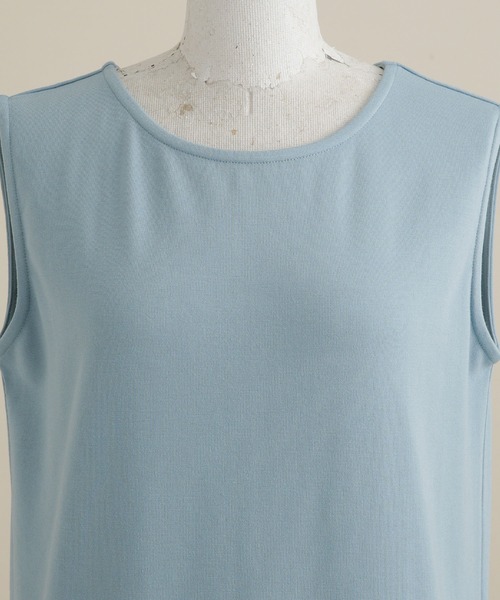 NANO universe(ナノユニバース)の「LB.04/カットカーディガン&ワンピースセット(ワンピース・レディース・ブルー/キャメル/チャコール・FREE)」の16枚目の写真