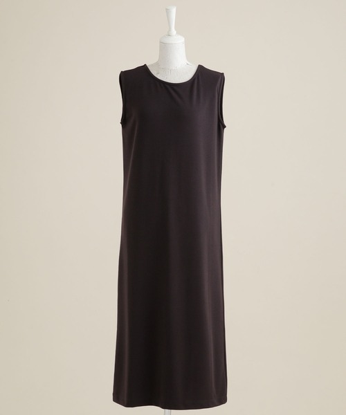 NANO universe(ナノユニバース)の「LB.04/カットカーディガン&ワンピースセット(ワンピース・レディース・ブルー/キャメル/チャコール・FREE)」の14枚目の写真