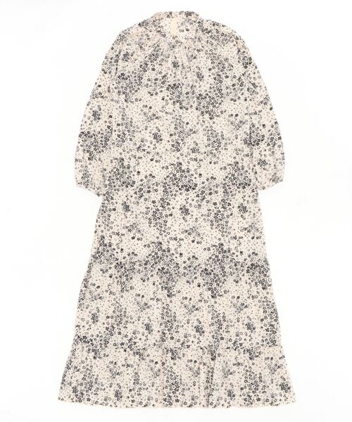Q(キュー)の「モノトーンフラワーワンピース(ワンピース・レディース・ホワイト系その他/ブラック系その他・MEDIUM)」の12枚目の写真