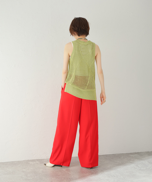 CITYSHOP(シティーショップ)の「【SAYAKADAVIS/サヤカデイヴィス】 Patchwork Lace ニット タンク(ニット/セーター・レディース・グリーン・SMALL)」の10枚目の写真