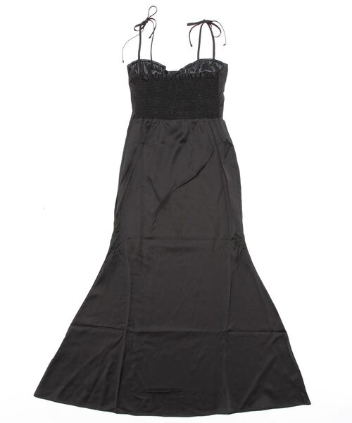 epine(エピヌ)の「ribbon mermaid maxi dress(ワンピース・レディース・ブラック・FREE)」の5枚目の写真