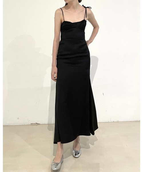 epine(エピヌ)の「ribbon mermaid maxi dress(ワンピース・レディース・ブラック・FREE)」の18枚目の写真