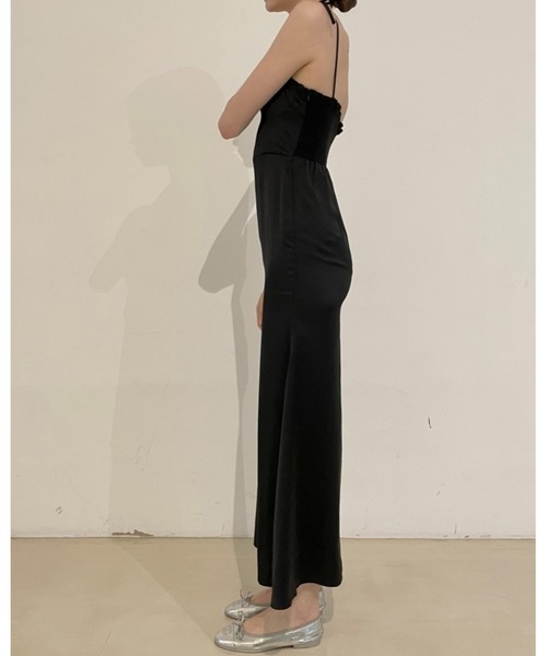 epine(エピヌ)の「ribbon mermaid maxi dress(ワンピース・レディース・ブラック・FREE)」の17枚目の写真