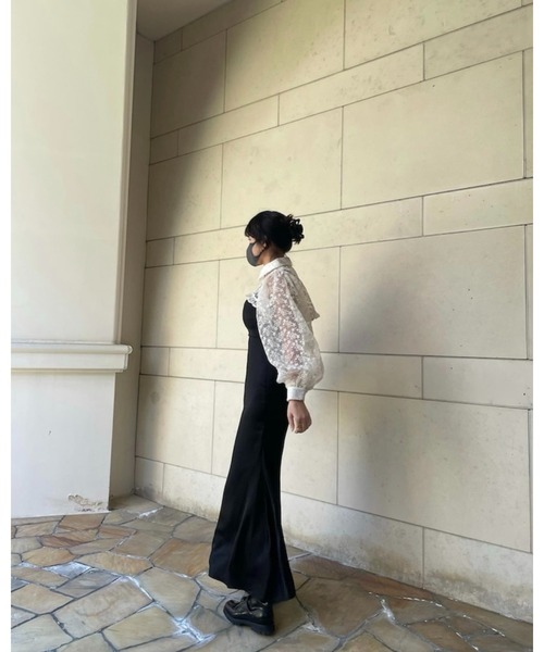 epine(エピヌ)の「ribbon mermaid maxi dress(ワンピース・レディース・ブラック・FREE)」の10枚目の写真