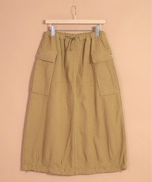 [OMNIGOD womens / オムニゴッド] リクラインドクロス イージーカーゴスカート