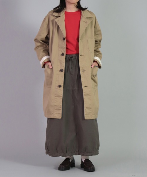 OMNIGOD（オムニゴッド）の「[OMNIGOD womens / オムニゴッド] リクラインドクロス イージーカーゴスカート（スカート・レディース・グレー/オリーブ/ベージュ・3/2）」の20枚目の写真