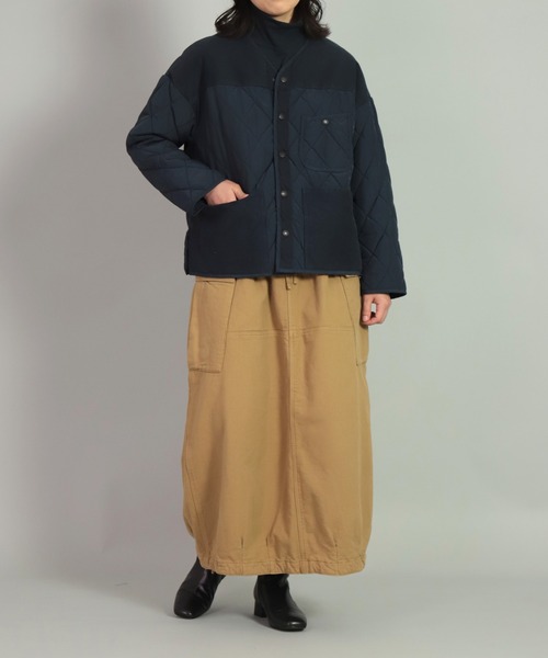OMNIGOD（オムニゴッド）の「[OMNIGOD womens / オムニゴッド] リクラインドクロス イージーカーゴスカート（スカート・レディース・グレー/オリーブ/ベージュ・3/2）」の10枚目の写真