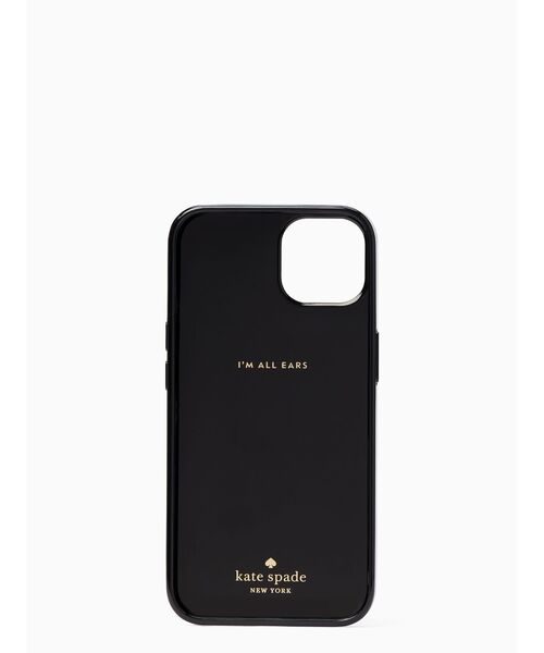 kate spade new york（ケイトスペード ニューヨーク）の「ドット ドット ドット プリント 13 ケース（スマホケース/カバー・レディース・ブラック・ONESIZE）」の3枚目の写真