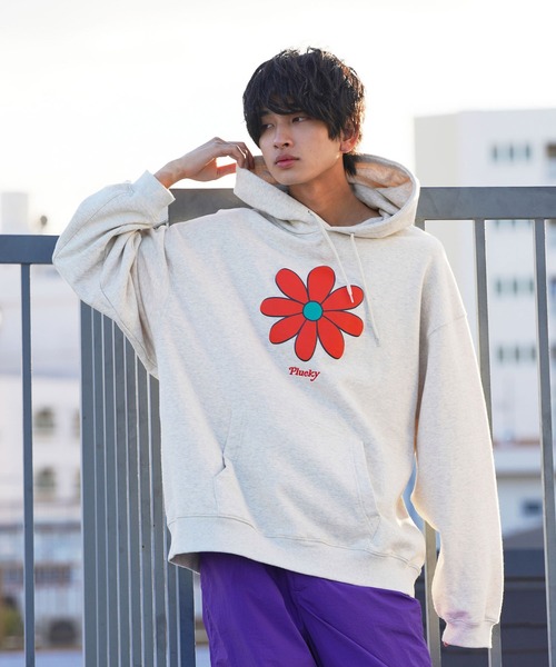 re_k by JUNRED（レクバイジュンレッド）の「re_k by JUNRED / デイジースウェットパーカー（パーカー・メンズ・チャコールグレー/ネイビー/グレー・S/M/L）」の9枚目の写真