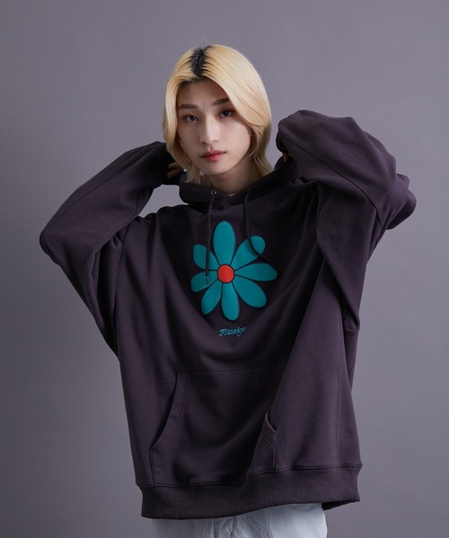 re_k by JUNRED（レクバイジュンレッド）の「re_k by JUNRED / デイジースウェットパーカー（パーカー・メンズ・チャコールグレー/ネイビー/グレー・S/M/L）」の16枚目の写真