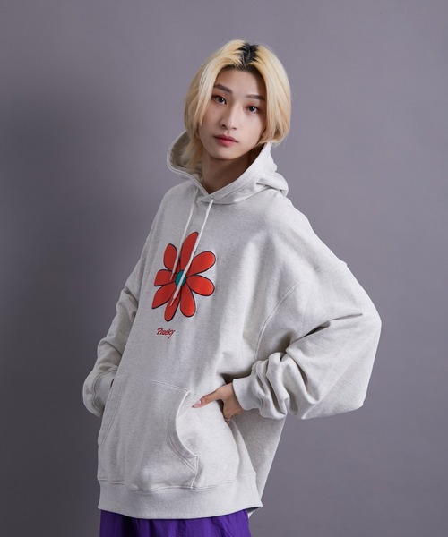 re_k by JUNRED（レクバイジュンレッド）の「re_k by JUNRED / デイジースウェットパーカー（パーカー・メンズ・チャコールグレー/ネイビー/グレー・S/M/L）」の18枚目の写真