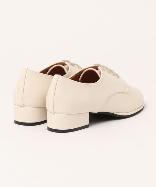 mio notis(ミオノティス)の「ヒールレースアップシューズ/676B(ローファー・レディース・ブラック/アイボリー・38/39/36/37)」の3枚目の写真