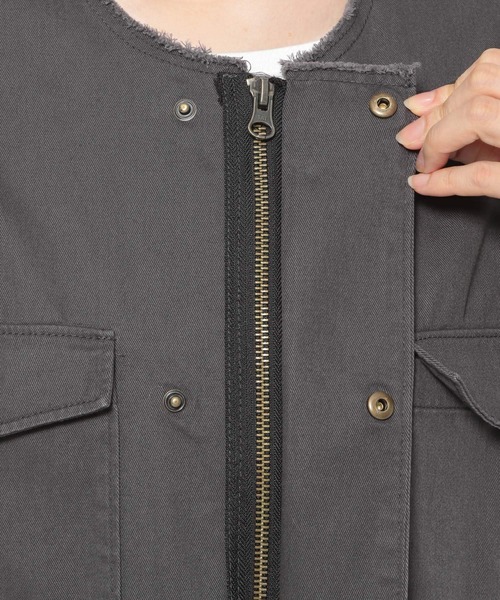 LEPSIM（レプシィム）の「ノーカラーミリタリーベスト 353958（その他