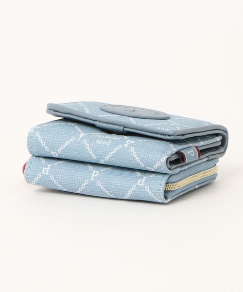 pom ponette junior(ポンポネットジュニア)の「モノグラム柄ミニ財布(財布・キッズ・ブラウン/ブルー・FREE)」の13枚目の写真