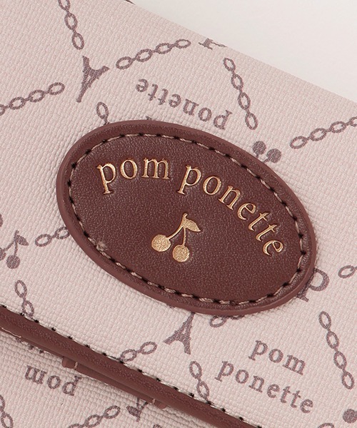 pom ponette junior(ポンポネットジュニア)の「モノグラム柄ミニ財布(財布・キッズ・ブラウン/ブルー・FREE)」の15枚目の写真