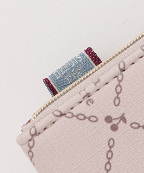 pom ponette junior(ポンポネットジュニア)の「モノグラム柄ミニ財布(財布・キッズ・ブラウン/ブルー・FREE)」の6枚目の写真