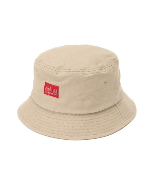 schott（ショット）の「Schott/ショット/xManhattan Portage/マンハッタンポーテージ/EMBROIDERY BUCKET HAT/刺繍 バケットハット（ハット・メンズ・ブラック/カーキ・F）」の4枚目の写真