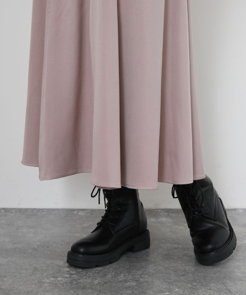 archives（アルシーヴ）の「Ｂａｃｋレースｕｐシャツレイヤードワンピース（シャツワンピース・レディース・グレイッシュベージュ/ブラック/ブラウン・MEDIUM）」の17枚目の写真