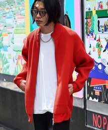 FREAK'S STORE | FREAK'S STORE/フリークスストア 【洗えるニット】畔編み ドライバーズニット カーディガン/ジップニット/カーディガン(ニット/セーター)