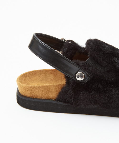 LAROUTE（ラルート）の「【LAROUTE】フットベッドファーミュール（サンダル・レディース・レッド/ブラック/オフホワイト・M/S/L）」の15枚目の写真