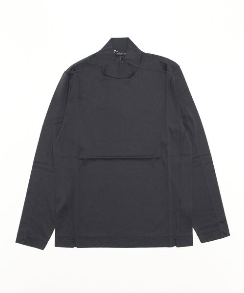 TRANSIT(トランジット)の「TRANSIT/トランジット/モックCUT(Tシャツ/カットソー・メンズ・チャコール/ブラック・L/M)」の2枚目の写真