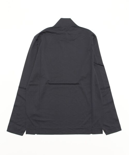 TRANSIT(トランジット)の「TRANSIT/トランジット/モックCUT(Tシャツ/カットソー・メンズ・チャコール/ブラック・L/M)」の3枚目の写真