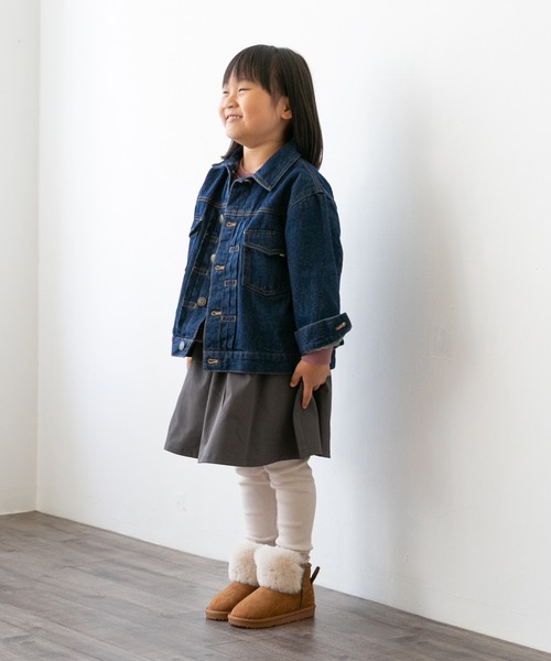 mooimooi(モーイモーイ)の「撥水 アニマルモチーフ キッズムートンブーツ(ブーツ・キッズ・キャメル/スモークピンク/その他/チャコールグレー/ベージュ・15.0cm/16.0cm/17.0cm/18.0cm/19.0cm/20.0cm)」の8枚目の写真