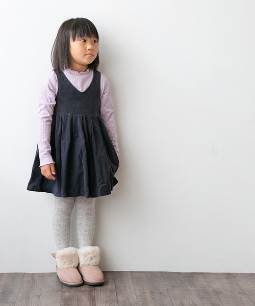 mooimooi(モーイモーイ)の「撥水 アニマルモチーフ キッズムートンブーツ(ブーツ・キッズ・キャメル/スモークピンク/その他/チャコールグレー/ベージュ・15.0cm/16.0cm/17.0cm/18.0cm/19.0cm/20.0cm)」の14枚目の写真