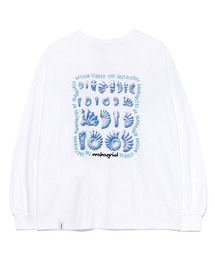 『mahagrid/マハグリッド』AMMONITE LS TEE/アンモナイトデザイン 長袖Tシャツ